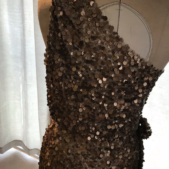 AIDAN MATTOX SEQUIN DRESS - Picture 2 of 6